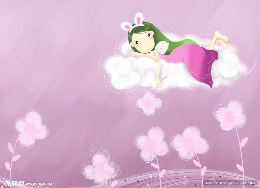 唯美 卡通 女孩 漫画