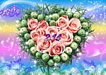 情人节浪漫玫瑰花七彩图片
