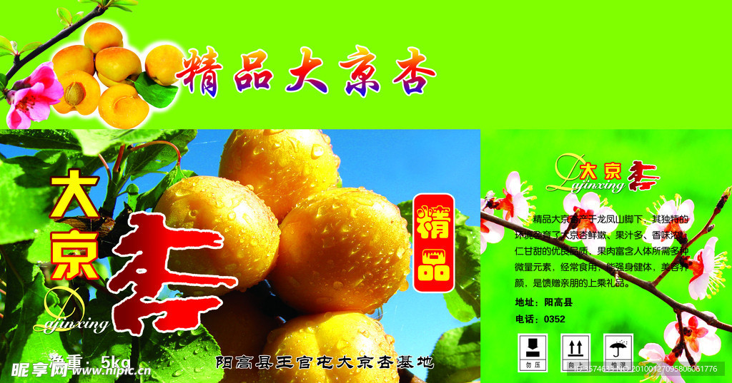 水果京杏包装