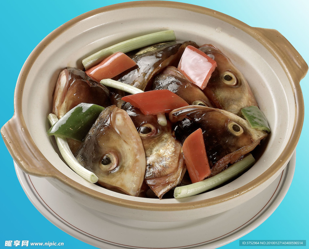 高清鱼头煲分层图片