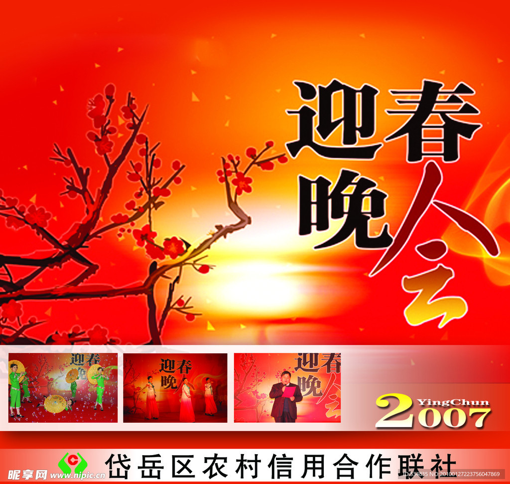 迎春晚会光盘面