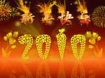 2010新年除夕之夜素材
