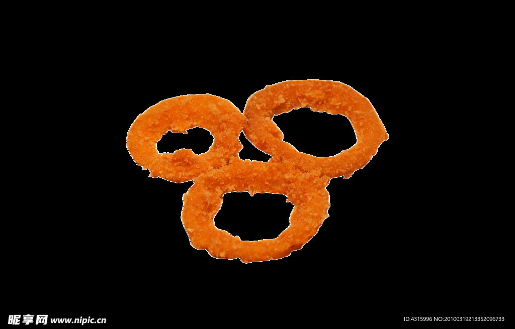 全套西式快餐食品图 洋葱圈