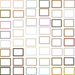 彩色花边底纹边框