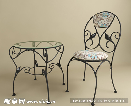 铁艺桌椅