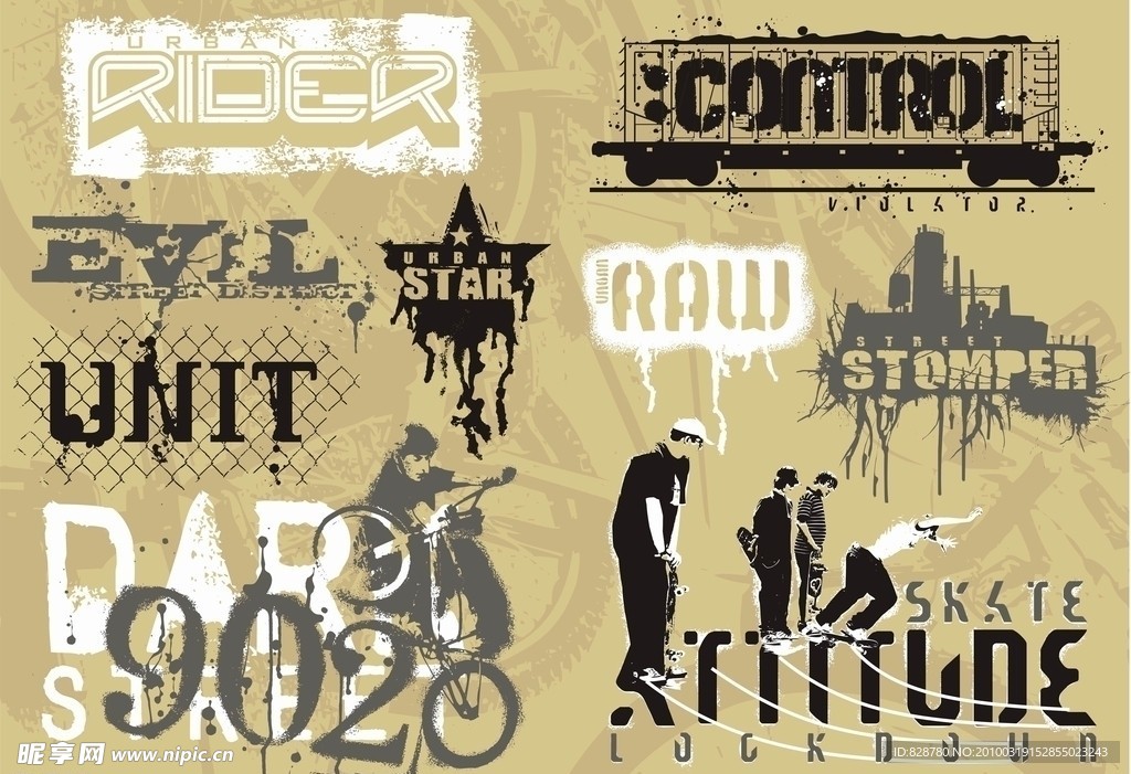 印花 国外设计元素