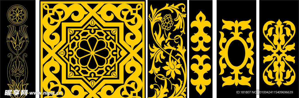 酒吧玻璃花纹图片3