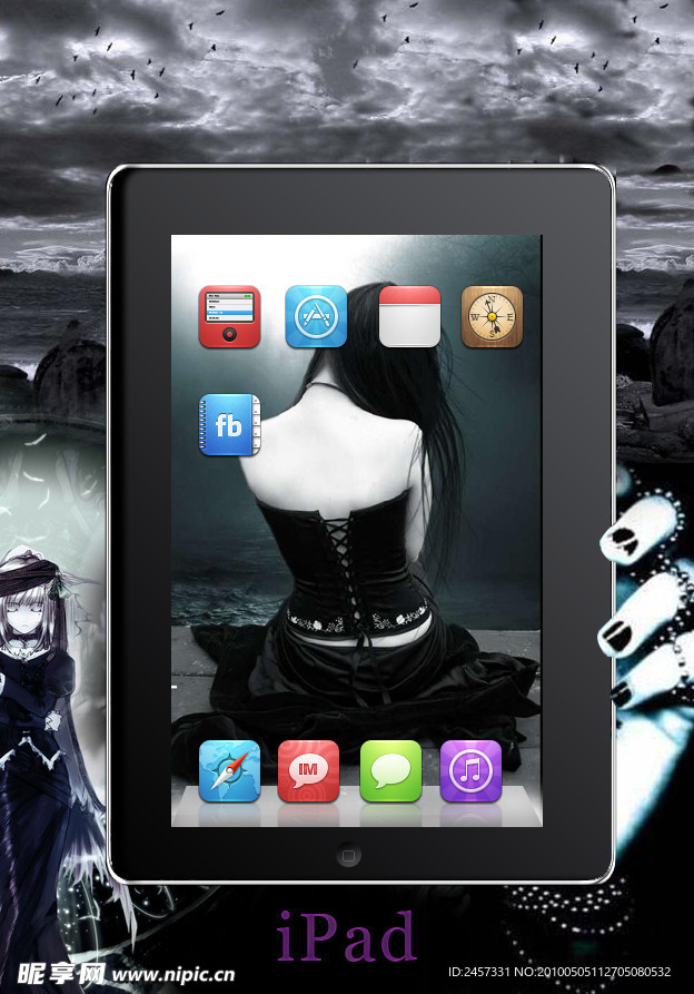 苹果电脑 dark Ipad