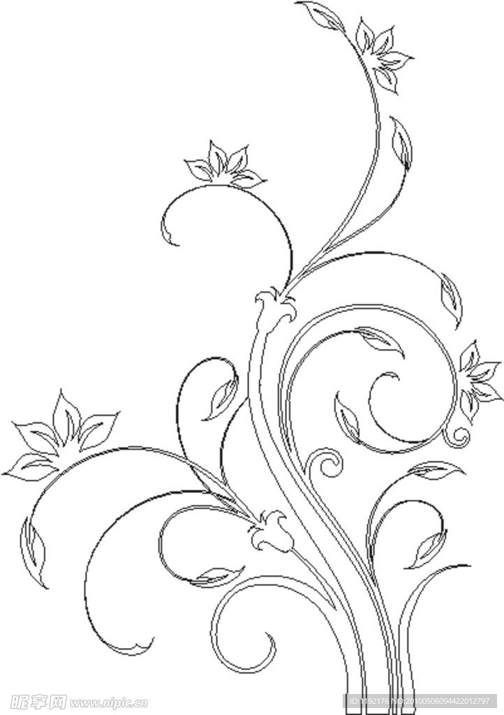 藤蔓 移门 隔断门 花纹 刻绘