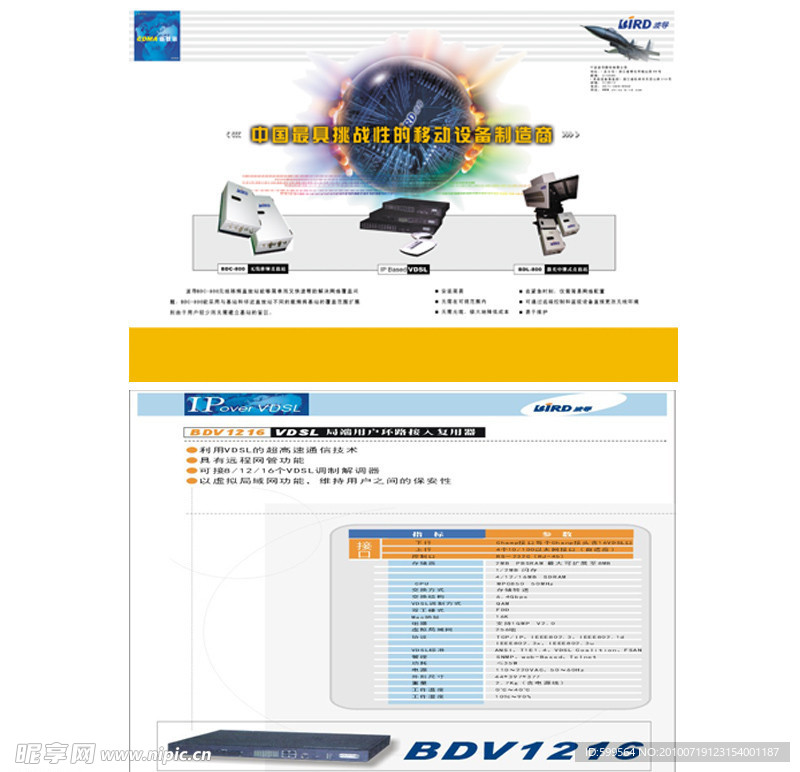 波导调制解调器DM报刊广告