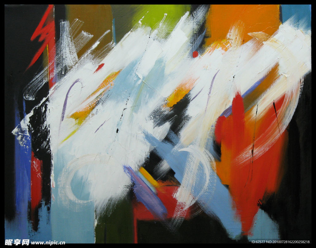 抽象 油画 涂鸦 品味 手绘