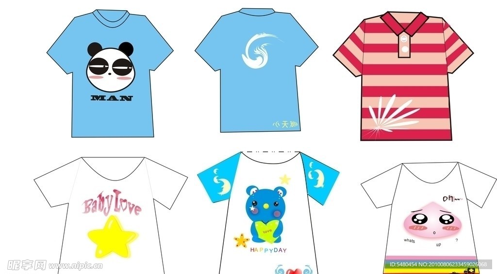 卡通T恤设计