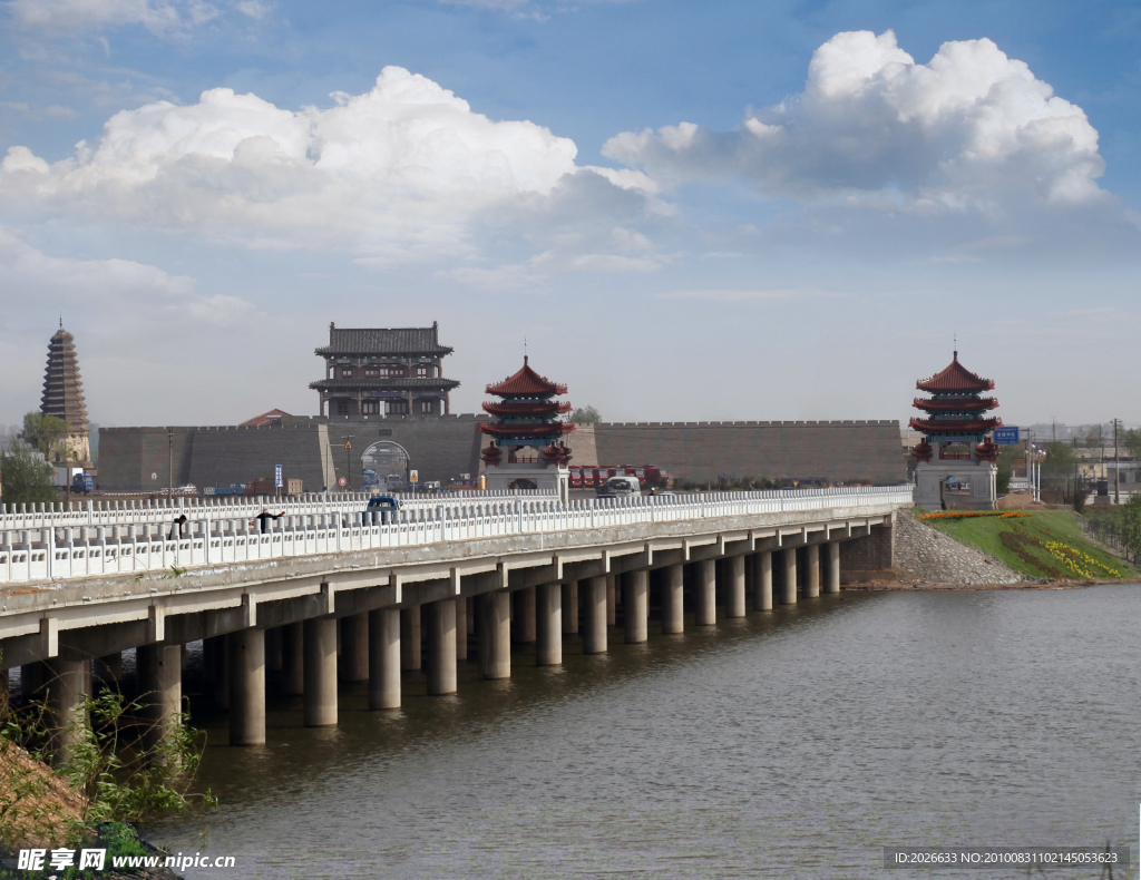 辽宁省开原市老城大桥风光
