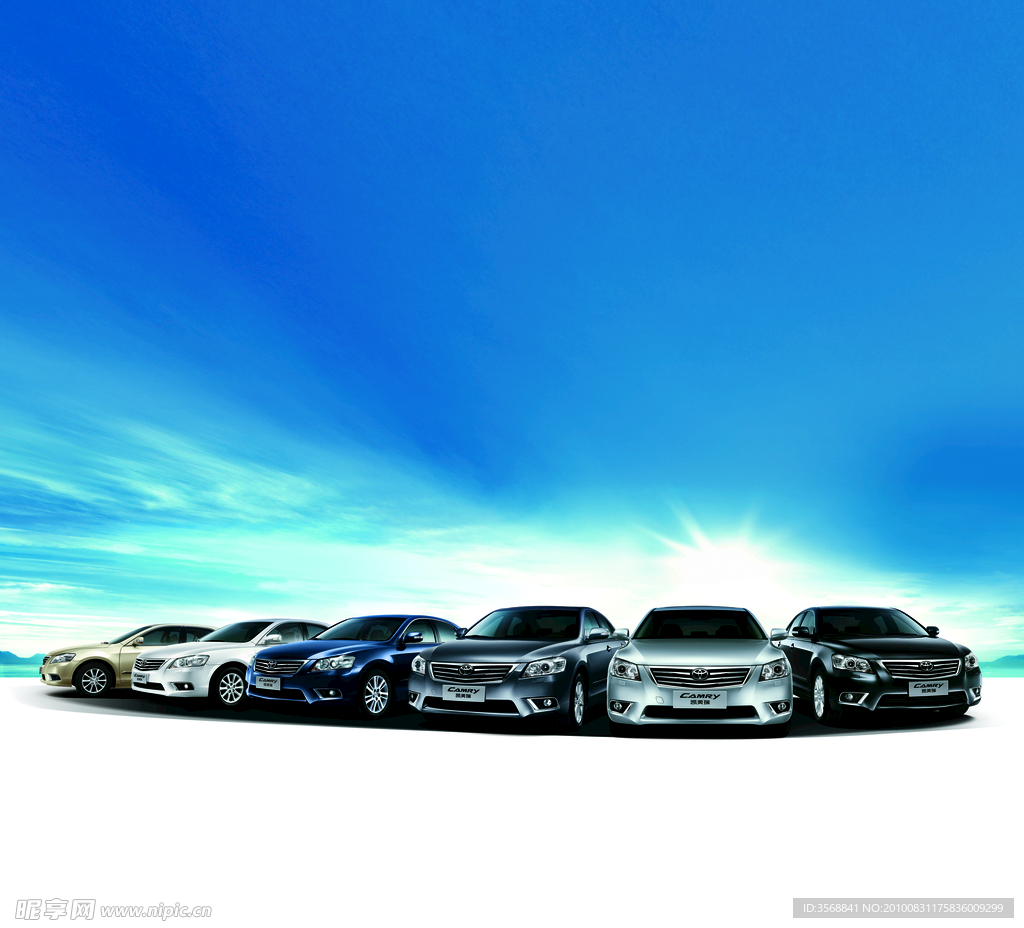 背景 凯美瑞 全车系 车背景 (不分层)