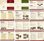 酒店宾馆服务指南画册