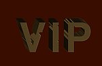 VIP 立体字