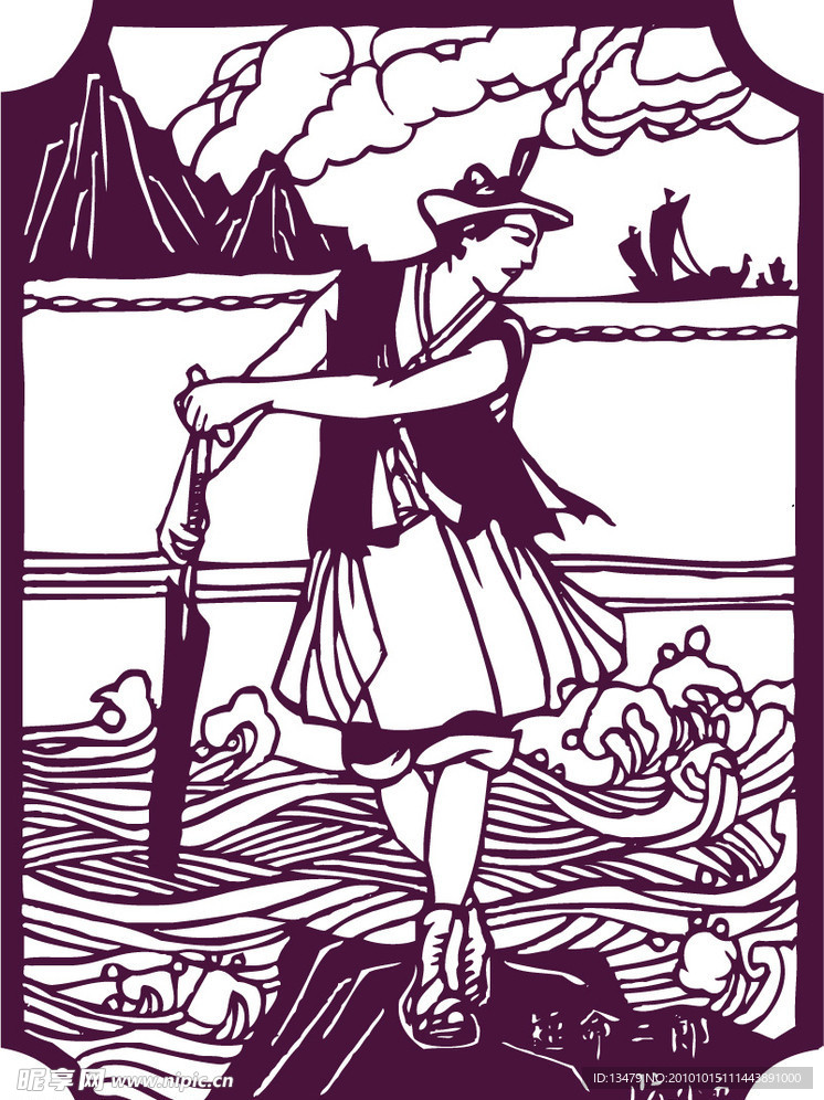 水浒人物 短命二郎 阮小五