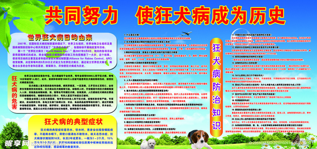 狂犬病展板