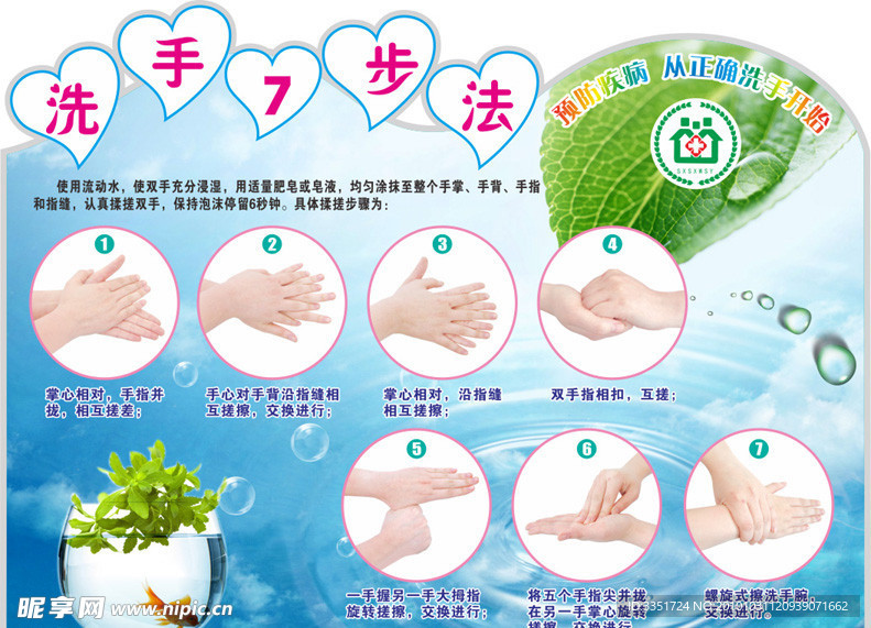 七步洗手法