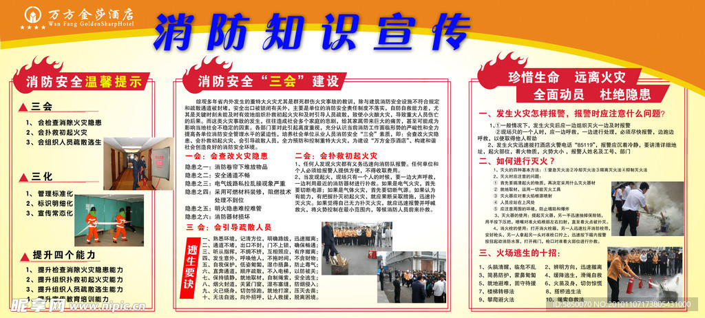 消防展板