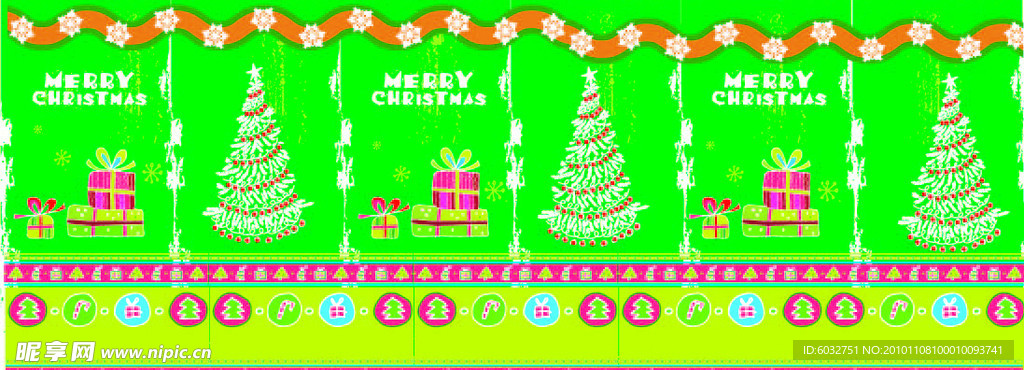 圣诞节 圣诞树 圣诞礼物 圣诞雪花