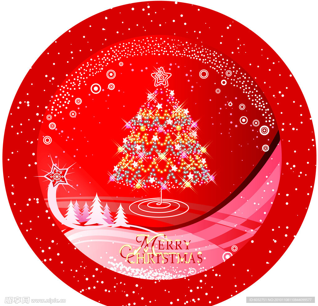 圣诞节 圣诞树 圣诞雪花