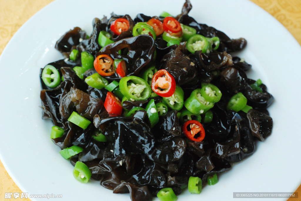 青椒黑木耳