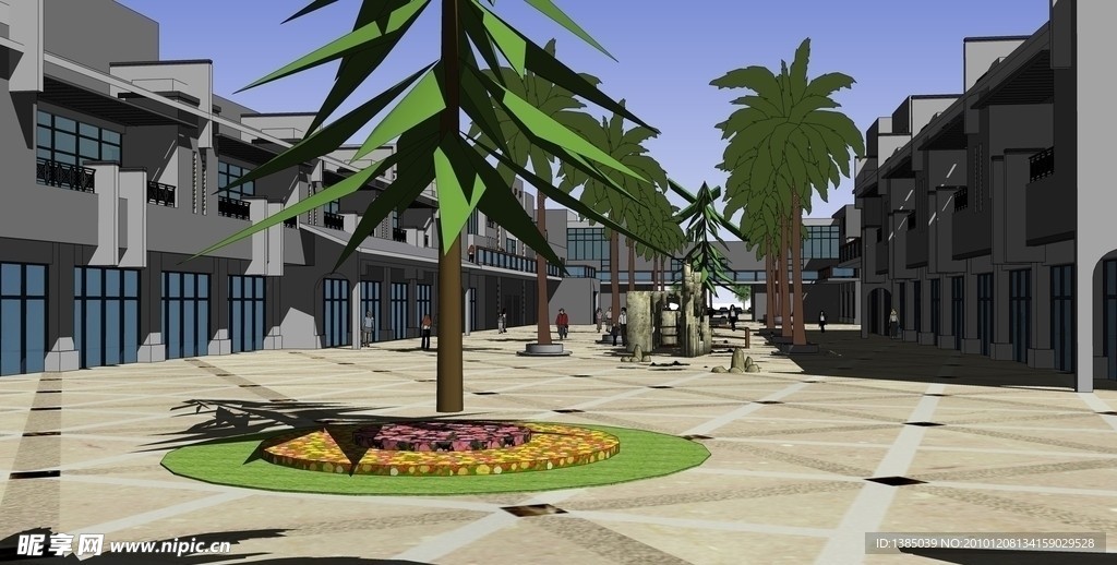 商业街方案模型