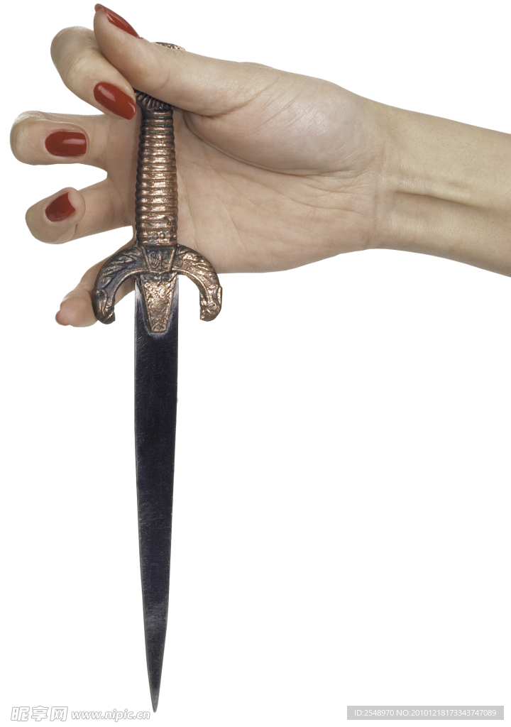 手拿利剑