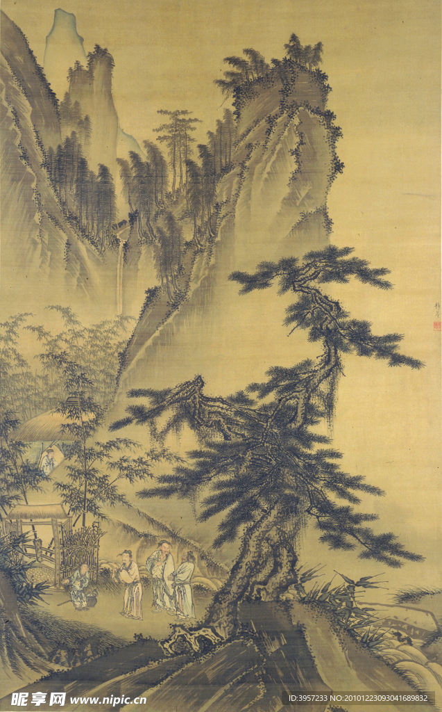 三顾草庐图 古画