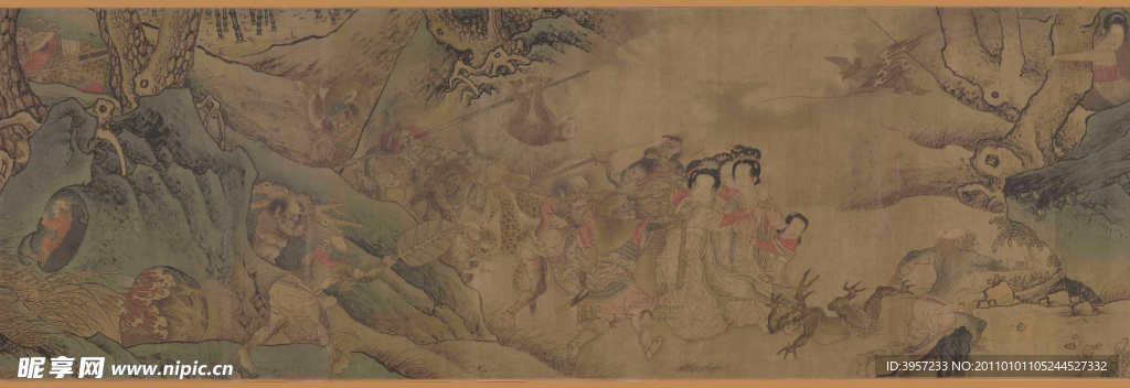 神鬼图下卷 古画