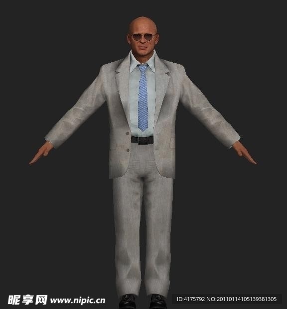 黑手党2人物Jimmy带贴图已附骨带表情