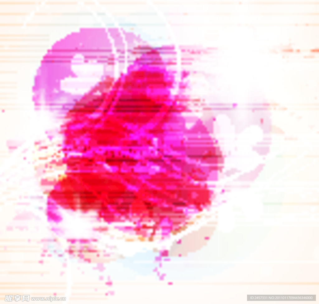 动感线条圈圈时尚花纹