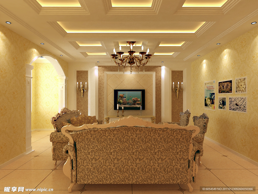 客厅整体效果图