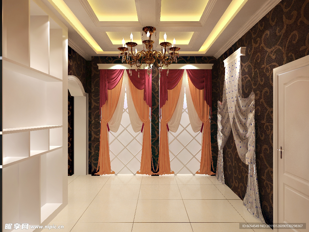 窗帘店装修效果图