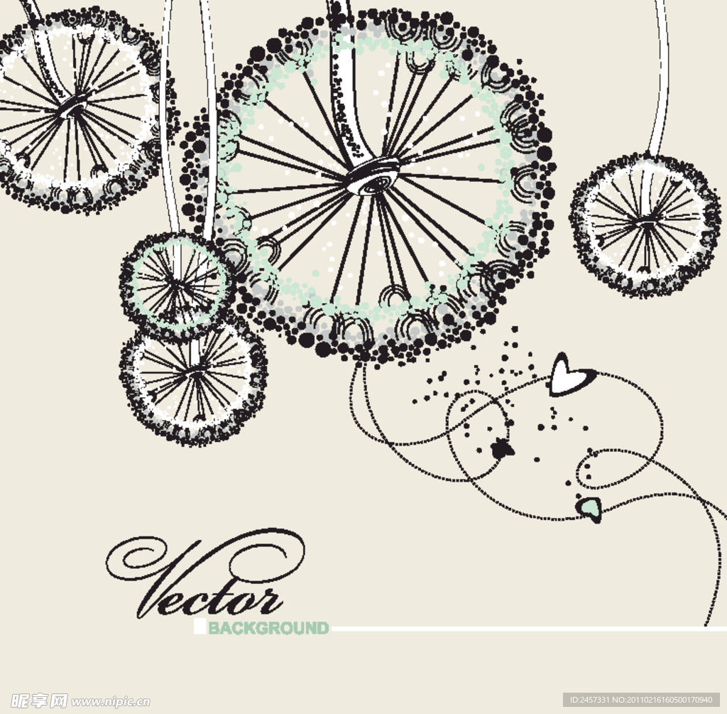 线条欧式古典花纹花边底纹