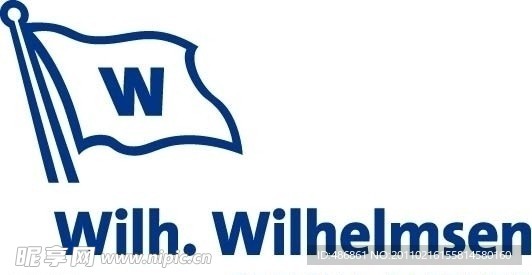 wilh wilhelmsen威尔逊矢量标志