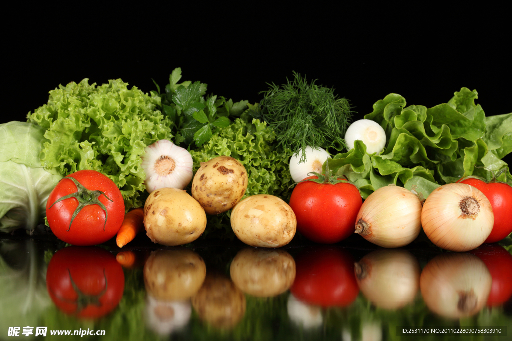土豆 马铃薯 卷心菜 生菜 包菜 西红柿