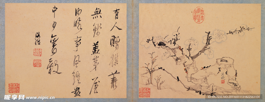古梅 古画
