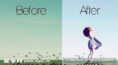 清爽颜色风格调色PS动作