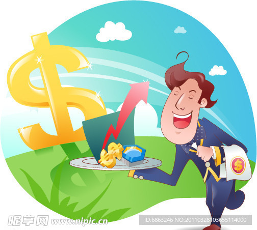 男性商业插画(盈利)