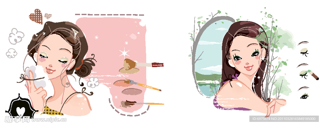 女性 美容 美甲