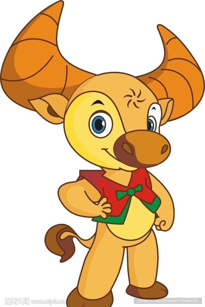 卡通牛