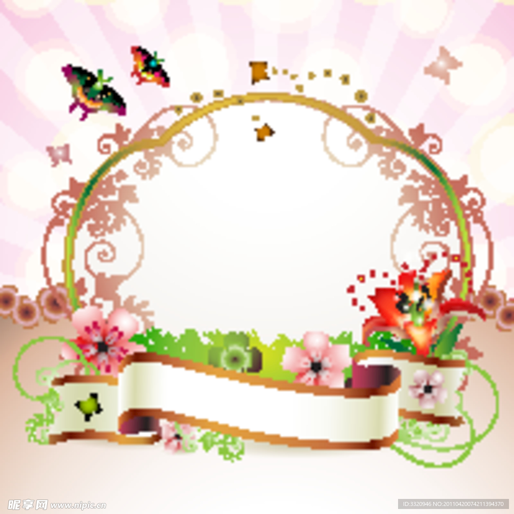 春天主题矢量素材