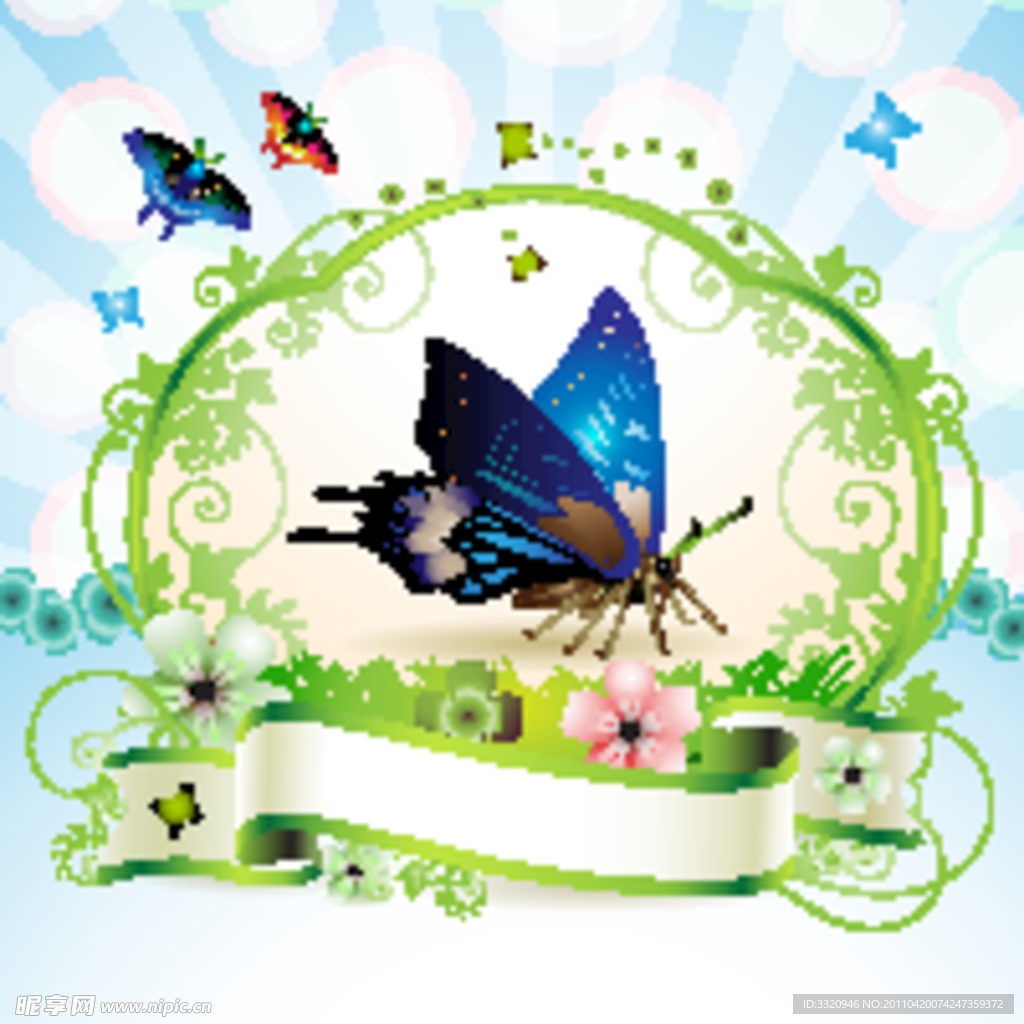 春夏主题矢量素材