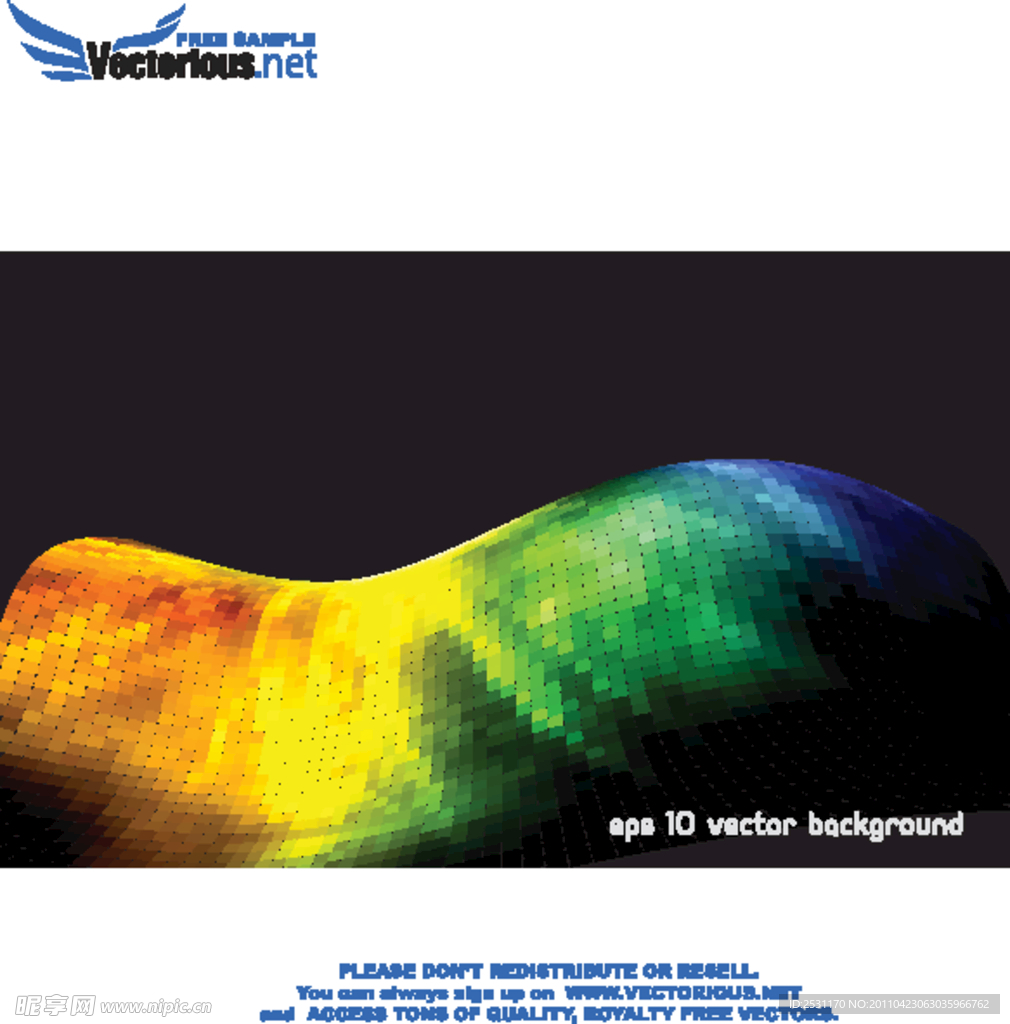 马赛克背景矢量素材