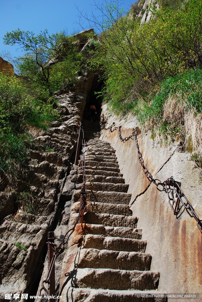 西岳华山 无尽的台阶
