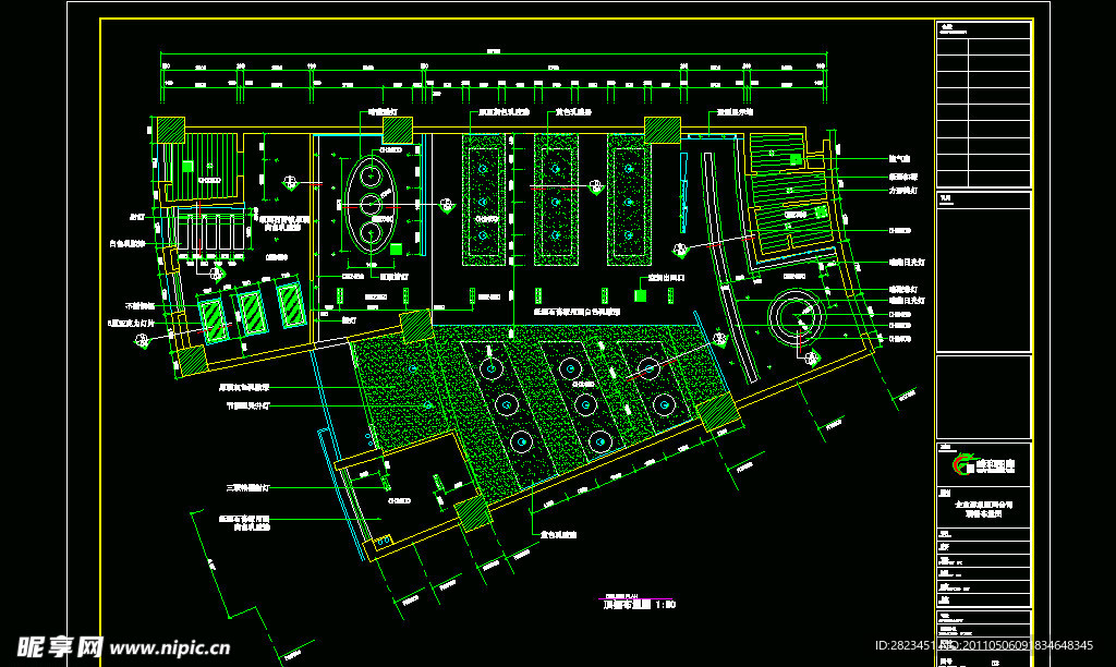 CAD之公司办公场所布置设计
