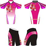 个性骑行服女款