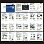 现代印刷机器厂展会画册